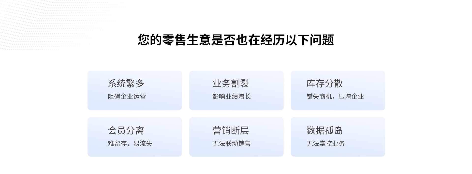 一套系统，一盘货
